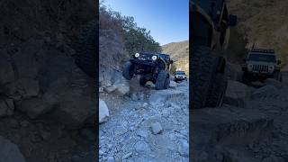 Jeep TJ getting spicy on Rocky Gap trail near Las Vegas jeep offroad rockcrawler [upl. by Laohcin37]