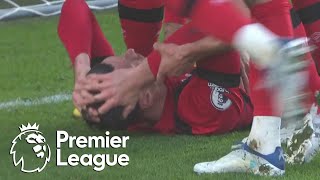 Kieffer Moore stakes Bournemouth 20 lead v Everton  Premier League  NBC Sports [upl. by Sungam457]