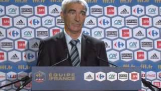 France coach Raymond Domenech Selects players for world cup [upl. by Nyrhtakyram385]