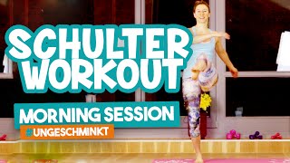 Schultertraining zuhause für definierte Schultern  20 Min Workout  Morning Session ungeschminkt [upl. by Baird]