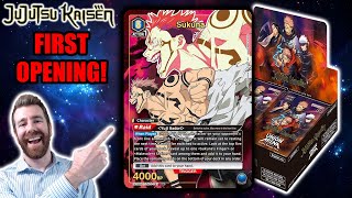 Jujutsu Kaisen Union Arena Card Game Booster Box Opening [upl. by Ruzich]