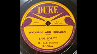 Whoopin And Hollerin  Earl Forest with The Beale Streeters  78rpm [upl. by Golub]