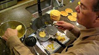 Making Pizzelle Cookies Franks recipe is yummy [upl. by Levesque]