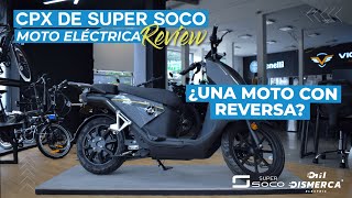 CPX Moto eléctrica de SUPER SOCO Review  Dismerca [upl. by Elehcor]