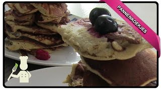 GEZONDE PANNENKOEKEN MAKEN  GLUTENVRIJ  RECEPT 20  GEZONDHEIDSGOEROE [upl. by Gillman250]