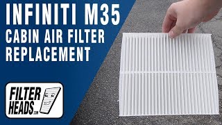 How to Replace Cabin Air Filter 2006 Infiniti M35 [upl. by Lesde283]