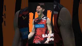 Lee Zii Jia The Fastest Backhand Smash badminton backhand badmintonmalaysia [upl. by Jandy]