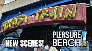 GHOST TRAIN Pleasure Beach Resort POV March 2024  Includes NEW SCENES [upl. by Ornstead]