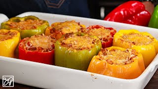 Elevate your Dinner Game with These Irresistible Stuffed Bell Peppers [upl. by Kolva]