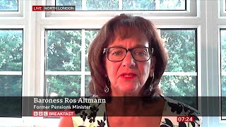 Ros Altmann Former Pensions Minister On BBC Breakfast 30072024 [upl. by Deva232]