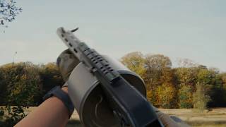 Armsel Striker Protecta shotgun animations Reload Deploy Fire 60 fps [upl. by Enivid]