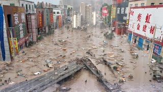 The disaster in China is getting out of control Floods is increasingly widespread in Nanyang [upl. by Sielen]