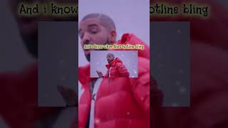 DrakeHotline Bling lyricsdrake lyrics music shorts ⭕️ [upl. by Madelene]