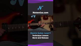 Guitar Bends Lesson  Bend and Release Part 2 guitarlesson guitarscales guitar [upl. by Mulcahy370]