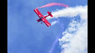 Greg Koontz Performing Aerobatics in his Super Decathlon at Oshkosh 2024 [upl. by Nilak]