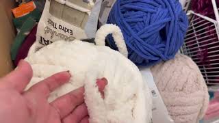 Bernat Blanket Yarn 🧶 JoAnn Art Shopping 🛒 Knitting Crochet Handmade [upl. by Ailido]