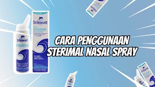 CARA PENGGUNAAN STERIMAR [upl. by Romeon]