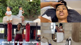 vlog  back to doing the things I love after baby 2 selfcare back to gym  shooting campaigns [upl. by Ahseinad]