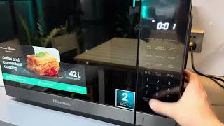 How to use Hisense MicrowaveMicrowave Cooking Setting Inlcude Power Level Selection [upl. by Eurydice916]