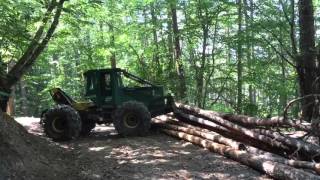 Skidder Timberjack 360 [upl. by Busby187]