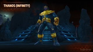 Marvel Future Fight Odin vs Thanos Infinity [upl. by Nalyd]