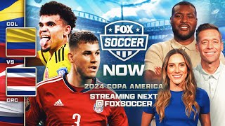 Colombia vs Costa Rica LIVE REACTION  FOX Soccer Now [upl. by Burhans]