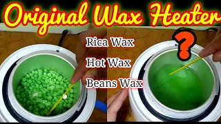 How to melt wax  Original Wax Heater  Pro wax 100 review  Amnas Tutorial [upl. by Eisak]