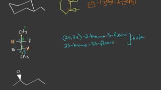 Organic chemistry  cistrans RS and halogen IUPAC practice [upl. by Roos]