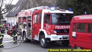 Brand in Unterensingen  1 PERSON GERETTET  Feuerwehr hatte die Lage schnell im Griff [upl. by Annodam]