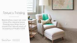 2018 Carpet Flooring Trends [upl. by Rumery]