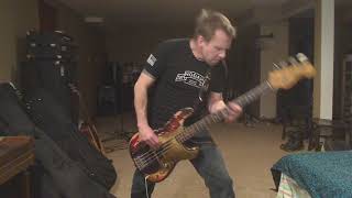 Up In Smoke Bass Cover by Jimmy Elliott Blackberry Smoke [upl. by Shamus]