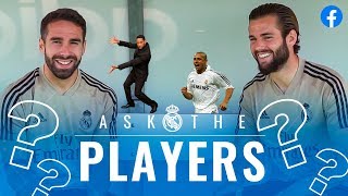 Who is the best FIFA player in the squad  Ask Carvajal amp Nacho  Real Madrid [upl. by Nrol]