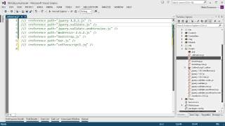 Visual Studio 2013 Autosync JavaScript Intellisense [upl. by Seniag]