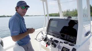 Cobia 280 Center Console Walkthrough [upl. by Nerra]