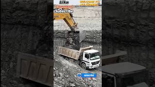 Caterpillar 6015B Excavator Vs Cat 992g Wheel Loader And Dump Truck Loading [upl. by Hartley]