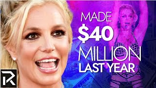 Britney Spears Made 40 Million Last Year Despite Reports Shes Going Broke [upl. by Nirret]