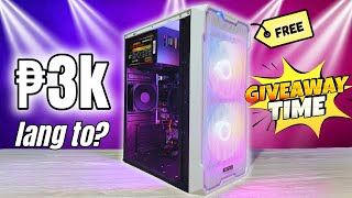 ₱3000 AMD HYPER BUDGET PC Build Giveaway [upl. by Anauqahc]