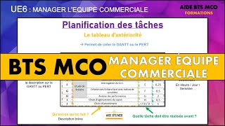 AIDE BTS MCO  Comment FAIRE un tableau dantériorité des tâches   U6 MANAGEMENT DEQUIPE [upl. by Rodi320]