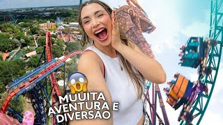 UM PARQUE INTEIRO SÓ DE MONTANHASRUSSAS ME ARREPENDI  VLOG 2 [upl. by Bible]