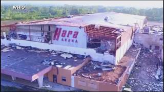 Ohio tornado 2019 aerial video of the devastation [upl. by Edita]