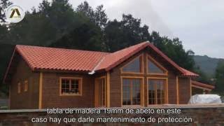 Casas de Madera  Paredes y aislamientos [upl. by Braeunig]