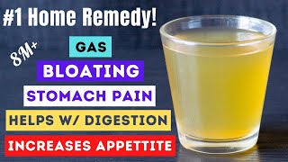 Natural Home Remedy for Belly Bloating Gas amp Stomach Pain  Reduces Gas  8M Babies [upl. by Ecadnac]