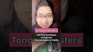 Tongue Twisters to improve clarity and Pronunciation  learn English shorts [upl. by Cassell]