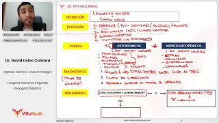 HIPOGLUCEMIAS  ENDOCRINOLOGÍA  VILLAMEDIC [upl. by Nivanod]