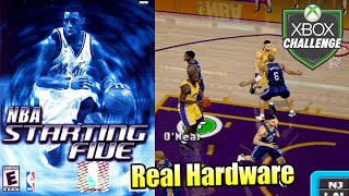 NBA Starting Five — Xbox OG Gameplay HD — Real Hardware Component [upl. by Afesoj157]