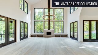 WIDE PLANK EUROPEAN WHITE OAK  Prefinished Engineered Hardwood Flooring  Vintage Loft Collection [upl. by Jerrold801]