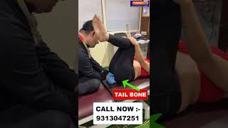 TAIL BONE Treatment  Chiropractic Treatment in India  Sitting Job  Dr Varun  Call  9313047251 [upl. by Jaworski604]