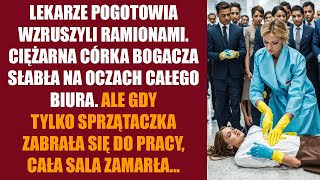 Lekarze pogotowia wzruszyli ramionami Córka bogacza gasła na oczach całego biura Ale ledwie [upl. by Bouldon]