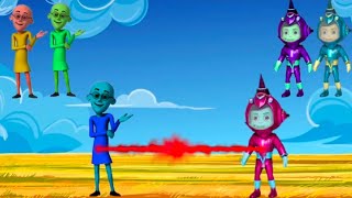 Vir the Robot boy l Cartoon l VS l Patlu l Cartoon l New Episode Part 4 [upl. by Yeknarf]