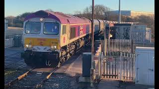 66734 Platinum jubilee gbrailfreight gbrf freighttrains [upl. by Lymann]